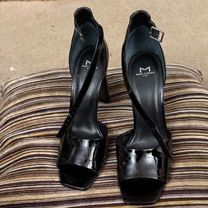 Marc Fisher Glossy Black Heels